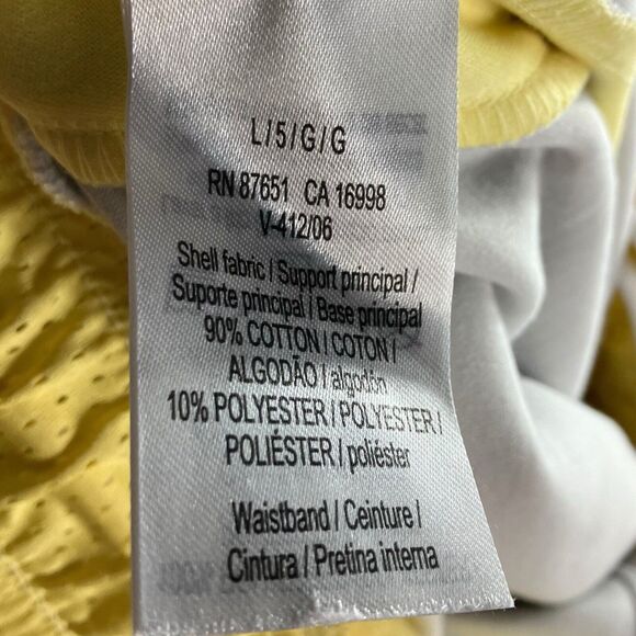 Lacoste Sweatpants L Yellow Colorblock Cotton Activewear Sporty Spring Grey NEW - Picture 8 of 16